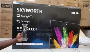 Skyworth 55inch Qled Google Uhd Smart TVS 5 Yrs Warranty