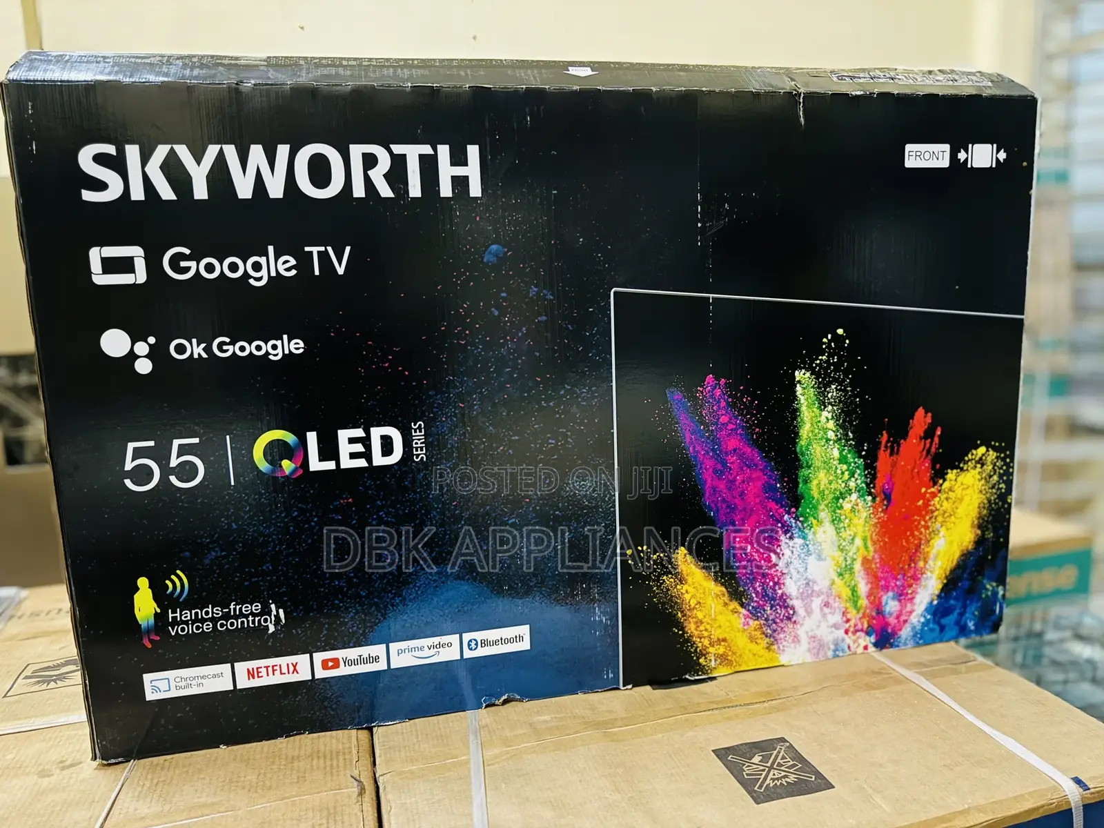 Skyworth 55inch Qled Series TVS Available Beyi Powa