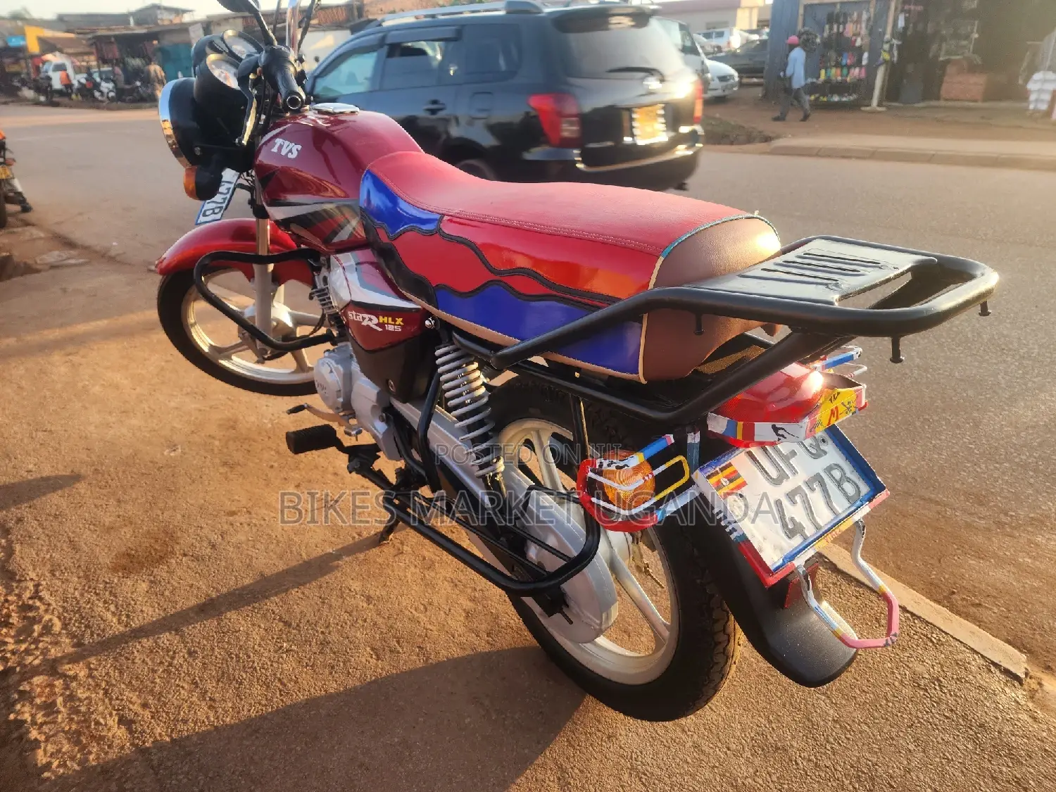 TVS HLX 125 2023 Red