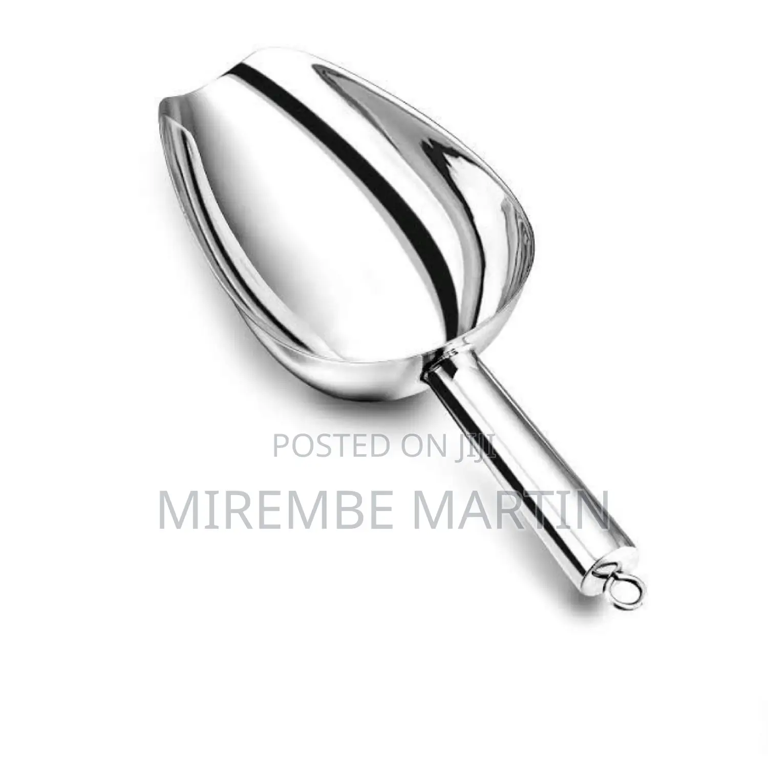 Stainless Steel Ice Scoop.