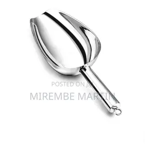 Stainless Steel Ice Scoop.
