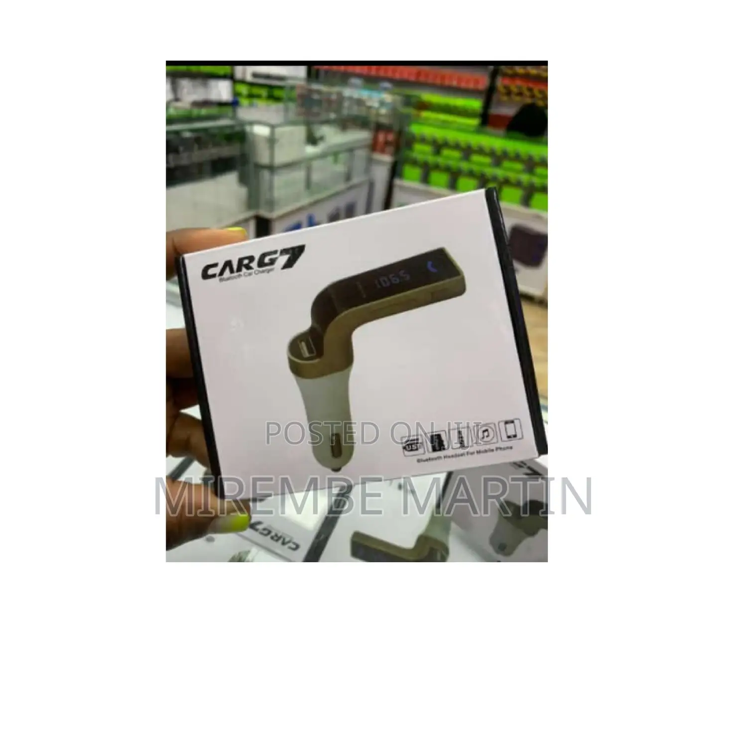 Car G7 Bluetooth Charger.