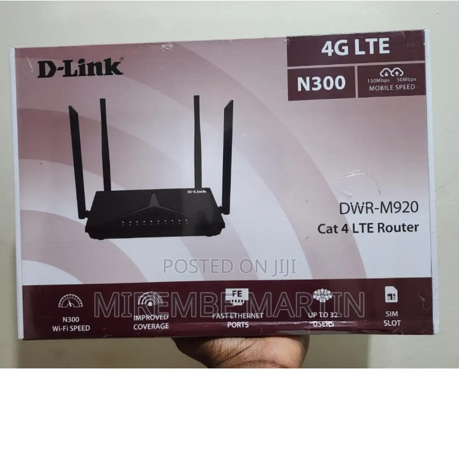 D-Link Cat 4 LTE Router.