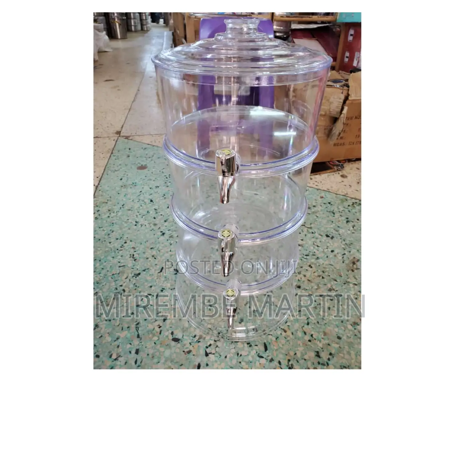 3tier Acrylic Juice Dispenser.