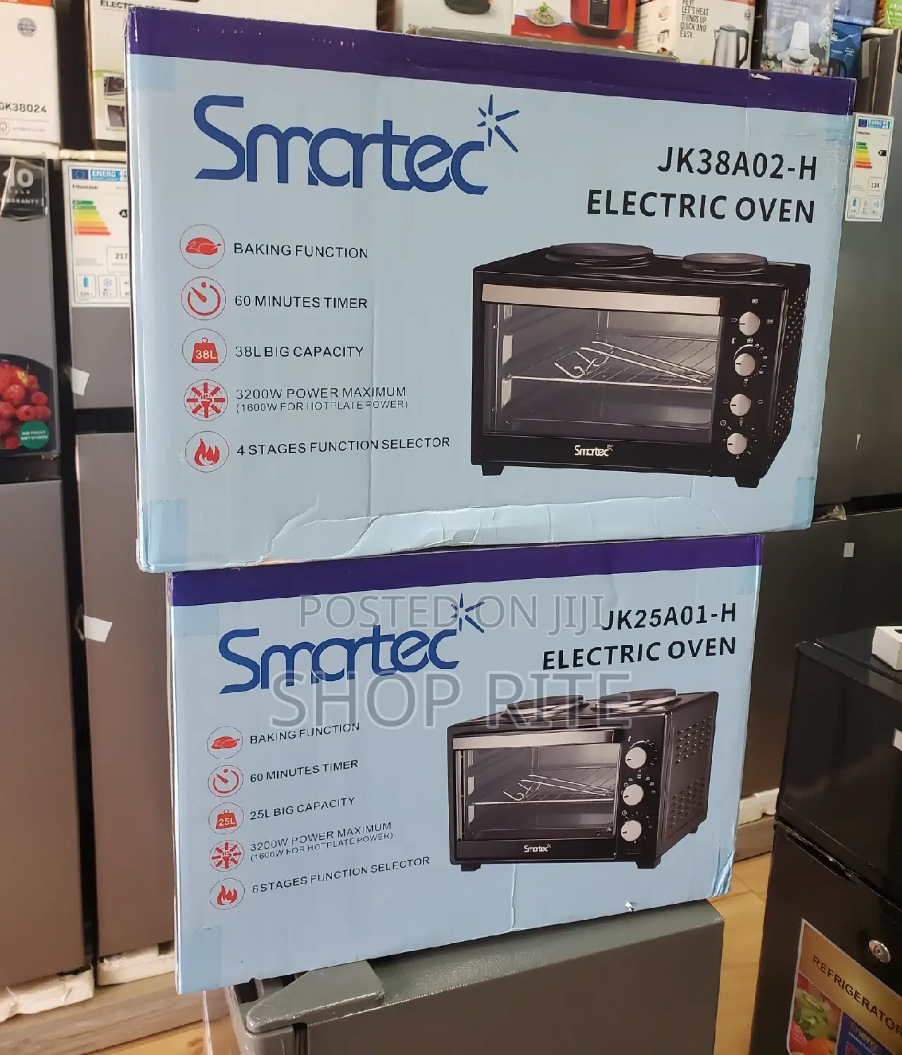 Smartec 25l Oven Cooker With Hot Plates