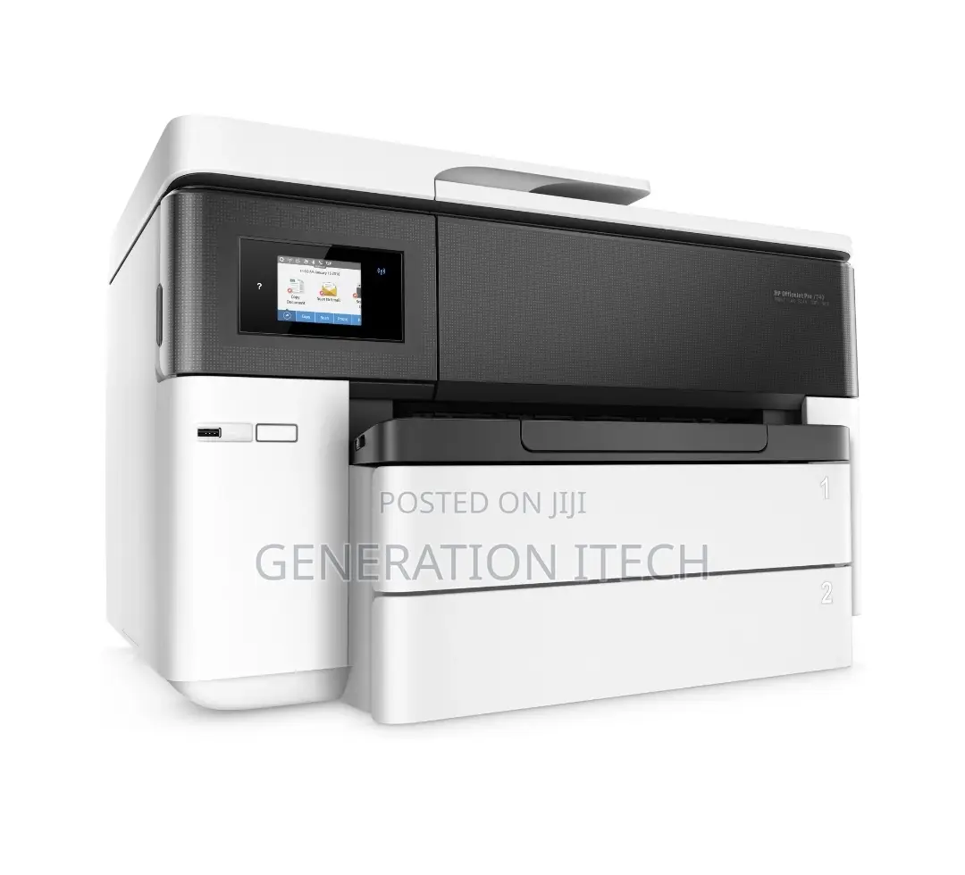 Hp Office Jet Pro 7744 Wide Format Colour Printer- Wireless