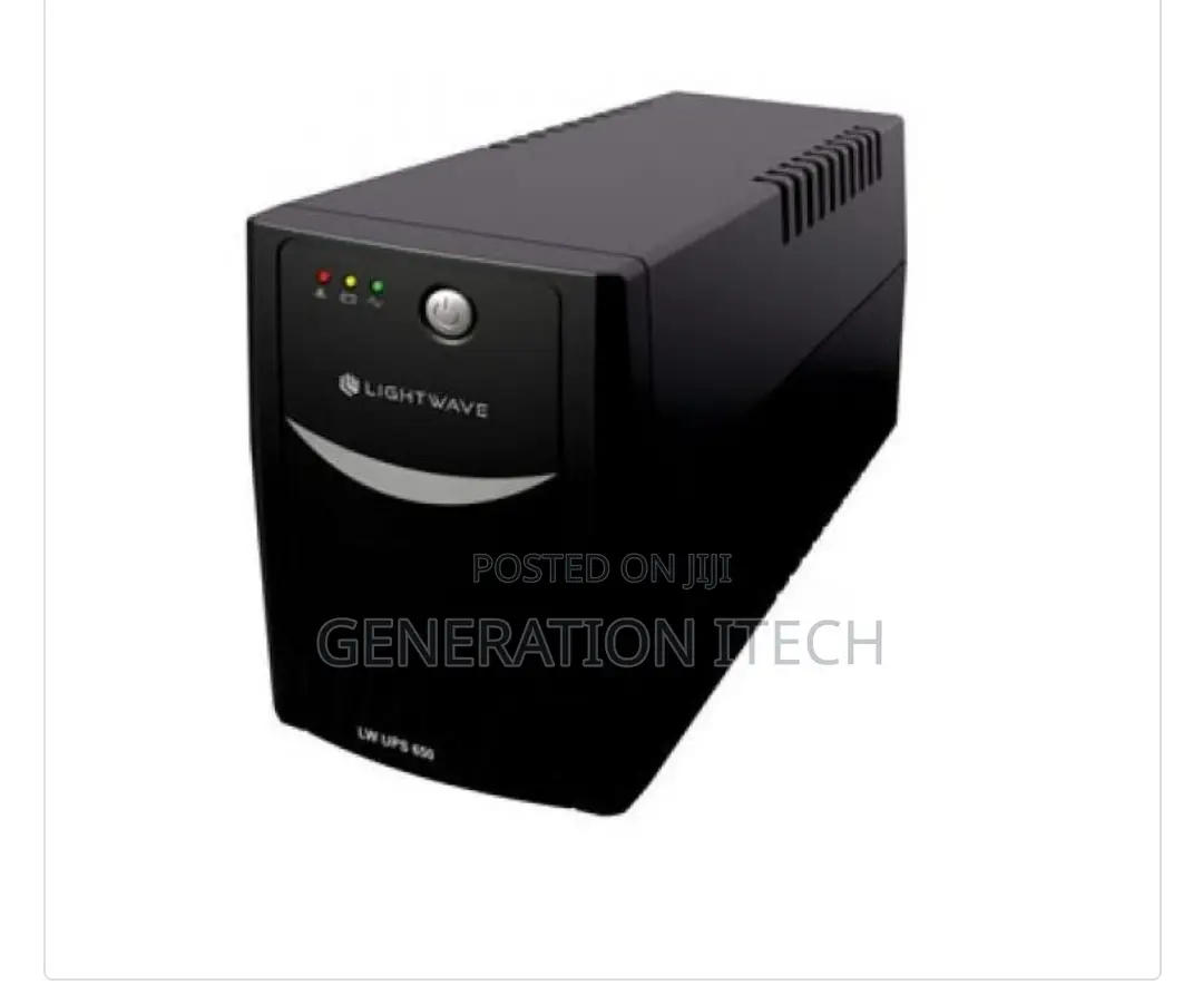 UPS Battery Back Up 650va- Light Wave
