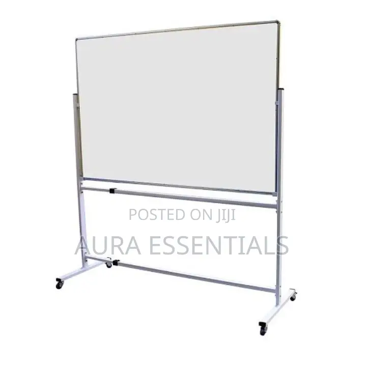 Whiteboard With Aluminum Frame With Stand (90 By 120cm)