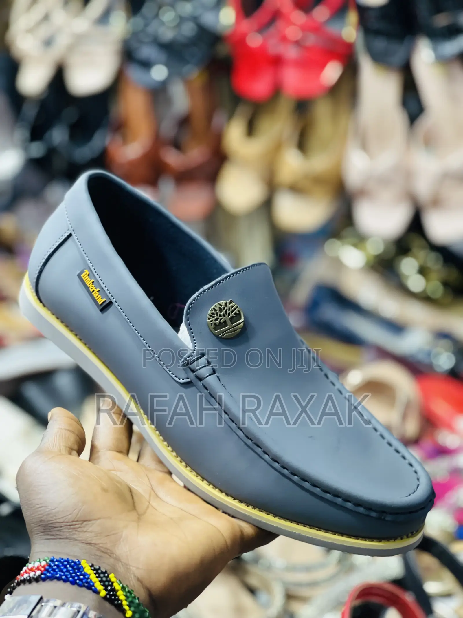 Original Grey Casual Timberland Flat Sole Moccasins