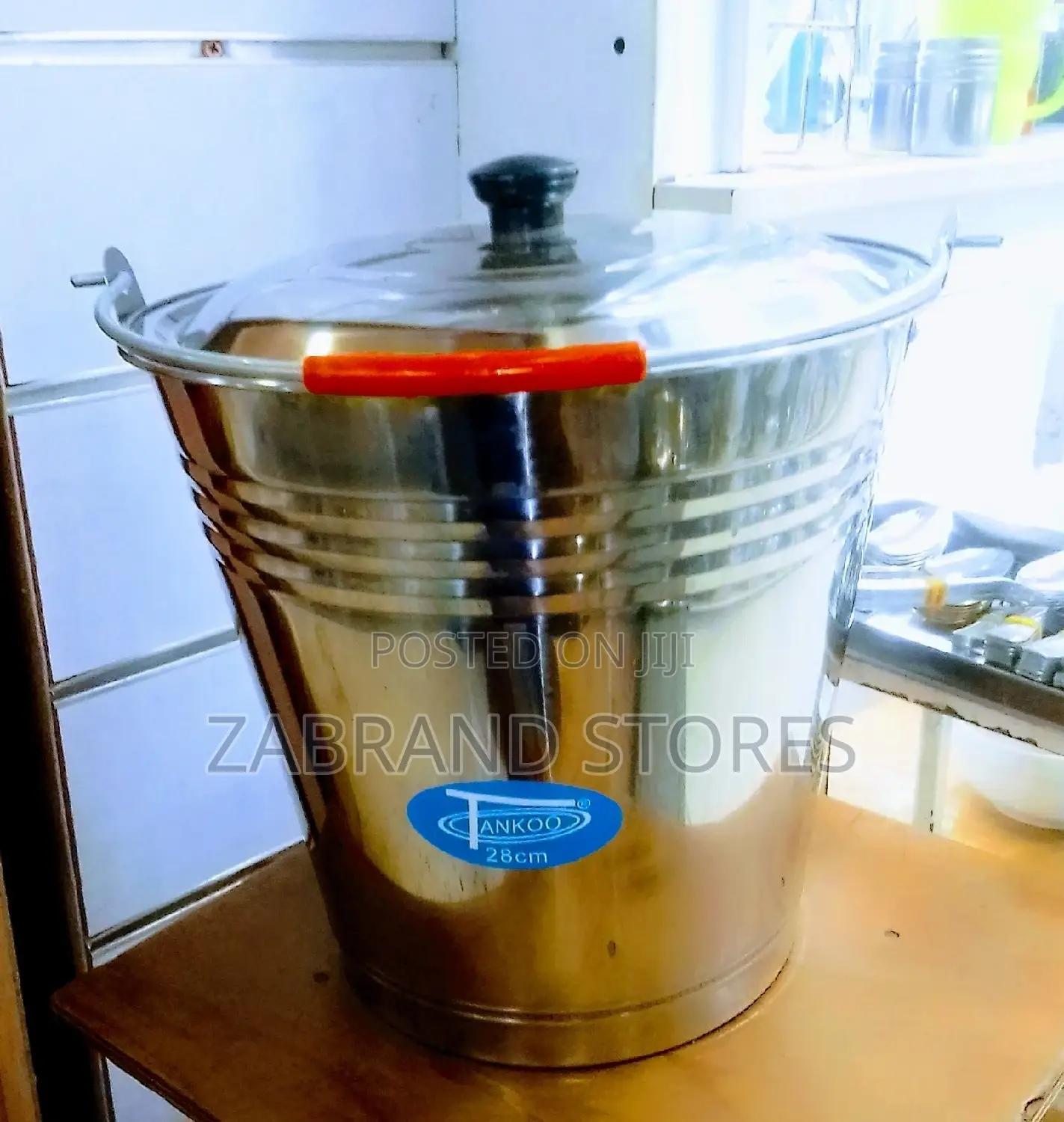 Stainless Steel Buckets With Covers