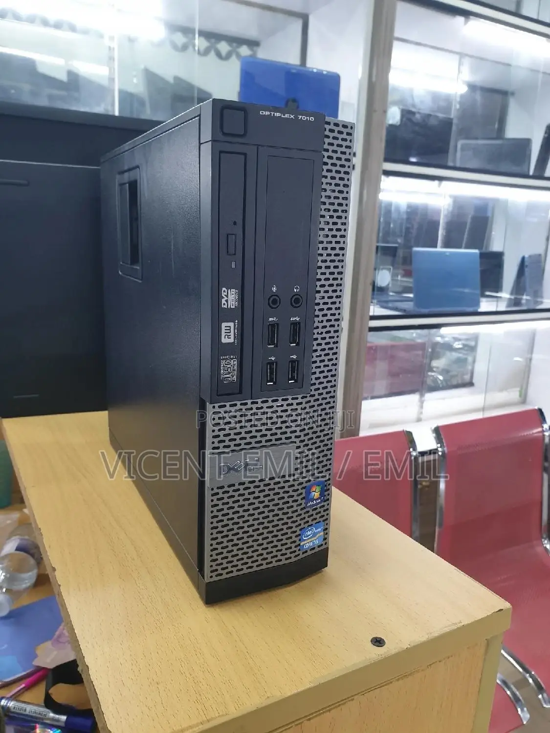Desktop Computer Dell 8GB Intel Core i5 HDD+SSD 500GB