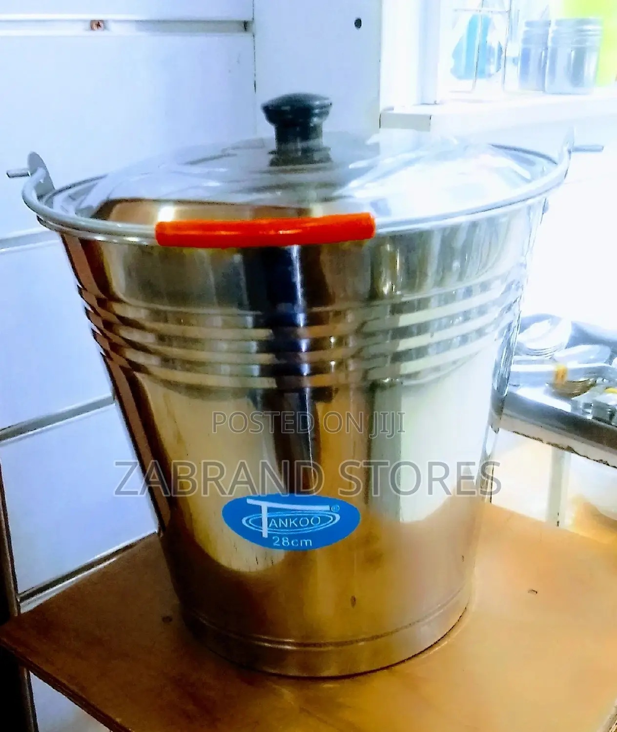 Stainless Steel Buckets With Covers