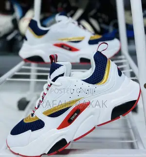 Original DIOR B22 Blue Gold Sneakers