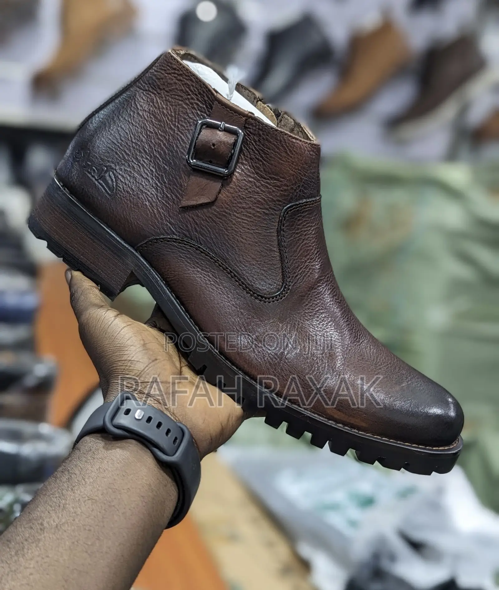 Original Coffee Brown Clarks Gentle Premium Leather Boots
