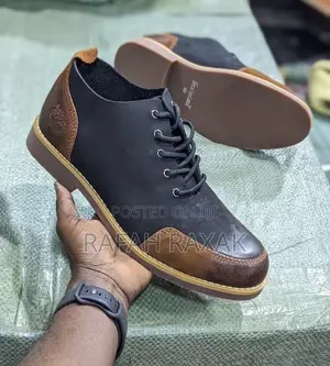 Original Black Timberland Casual Premium Leather Low Shoes