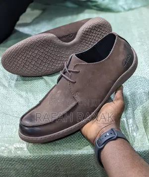 Original Clarks Casual Authentic Premium Leather Low Shoes