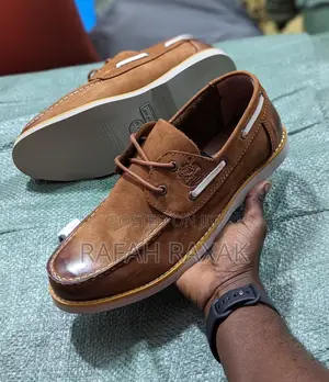 Original Brown Timberland Casual Premium Leather Low Shoes
