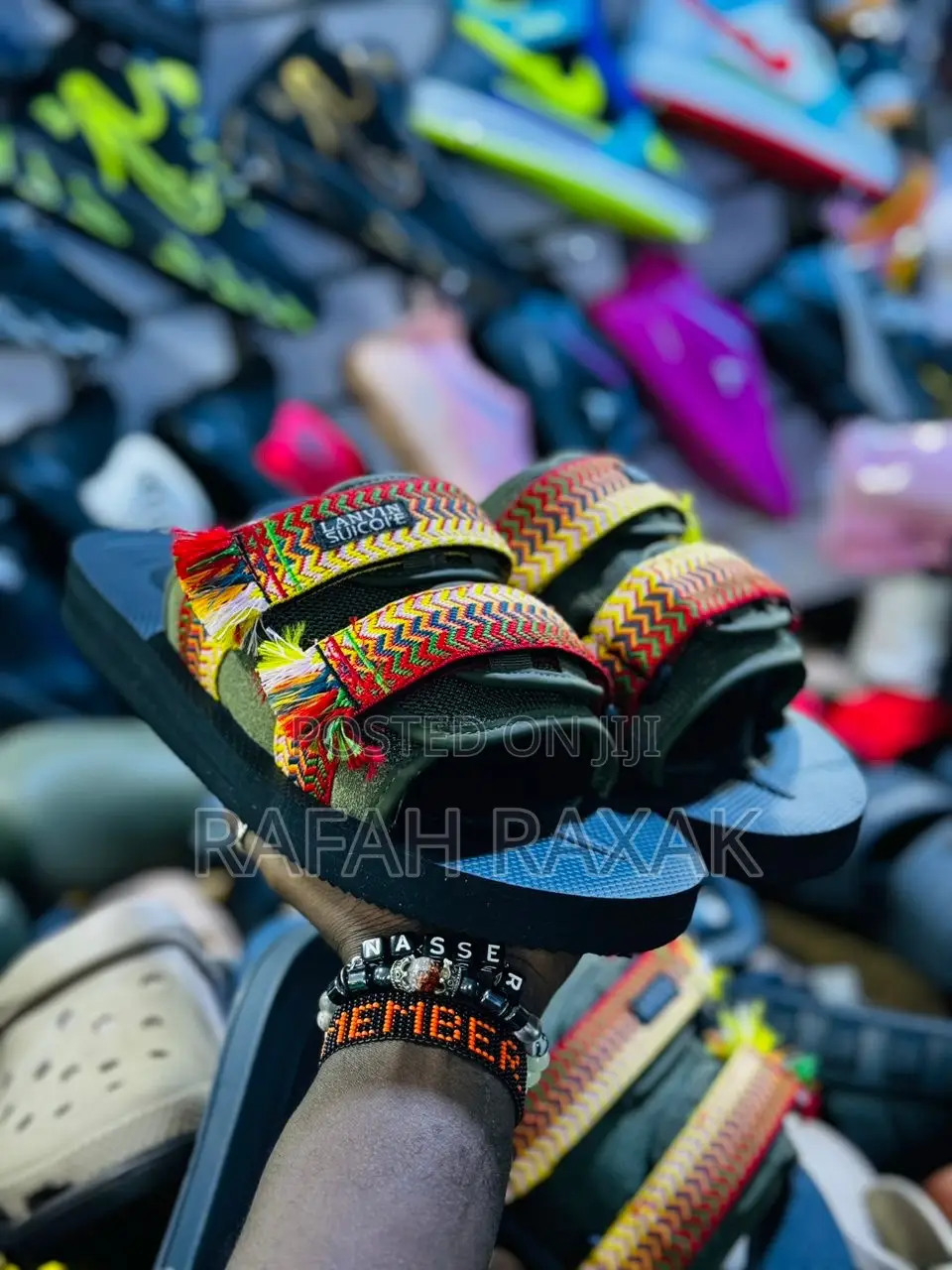 Original LANVIN X Suicoke Slides Designer Sandals