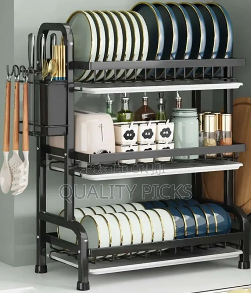 3 Layer Dish Storage Rack