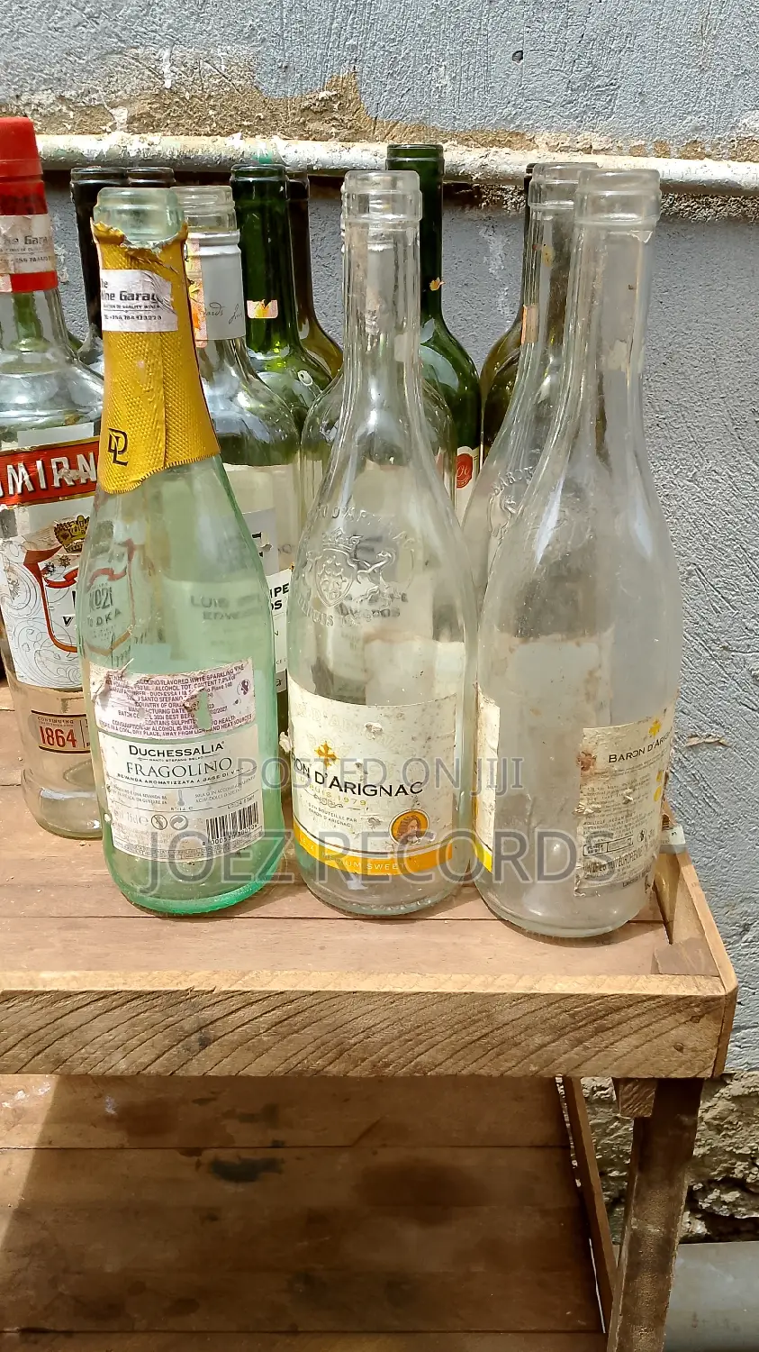 All Vintage Wine And Whisky Empty Bottles