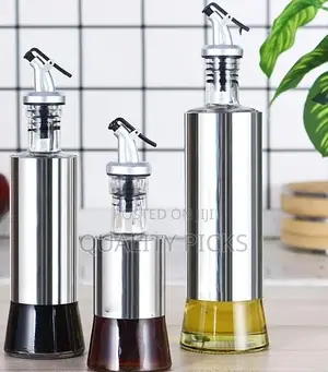 Glass Vinegar Oil Bottle