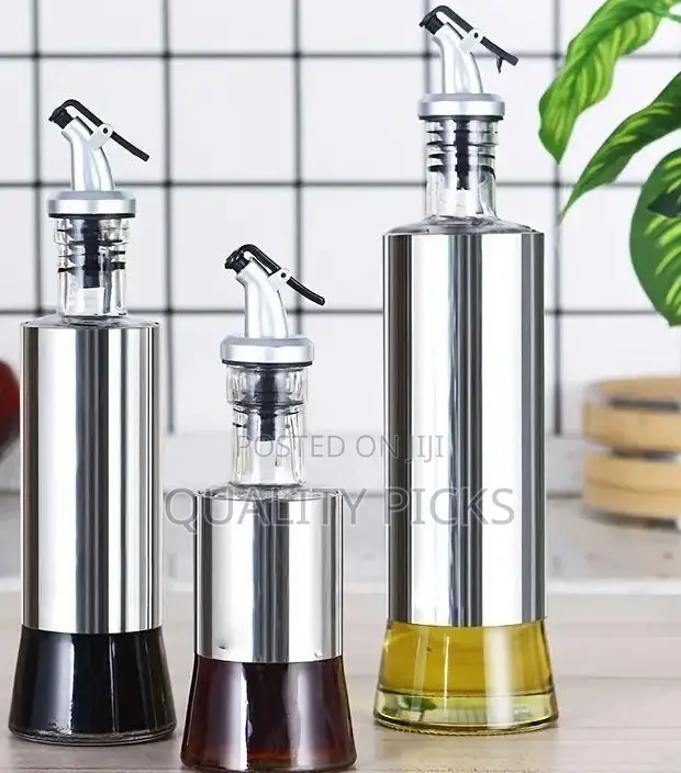 Glass Vinegar Oil Bottle