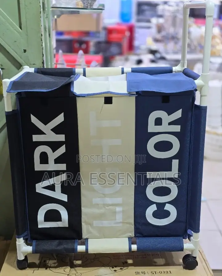 Laundry Sorter 3 Bag Laundry Sorter Cart