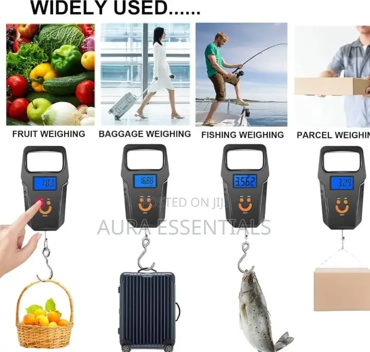 Portable Rechargeable Digital Luggage Scale