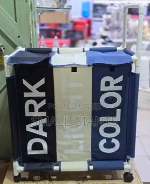 Sorter Laundry Basket With Wheels and Handle