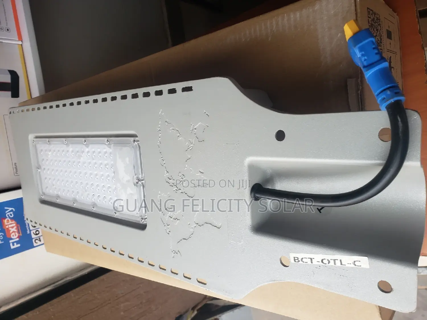 200w Blue Carbon Solar Lights