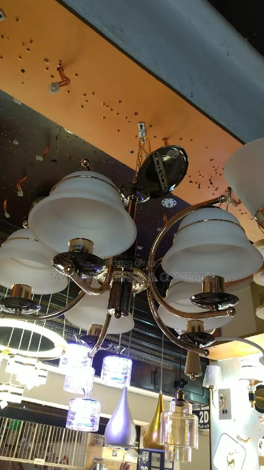 Crystal Glob Ceiling Lights