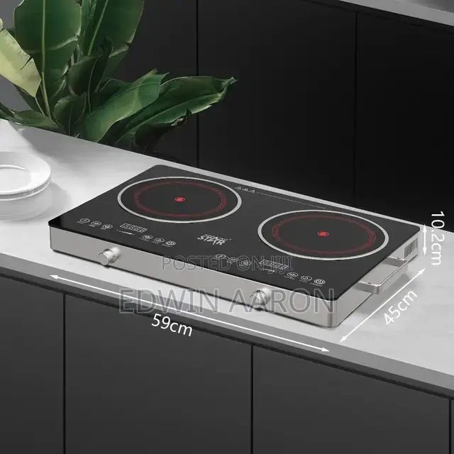 Winning Star Ceramic Double Hotplate