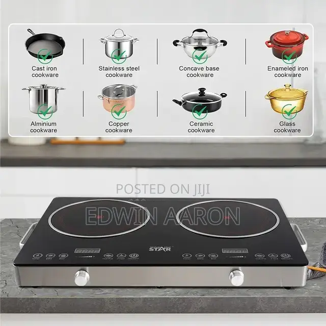 Winning Star Ceramic Double Hotplate
