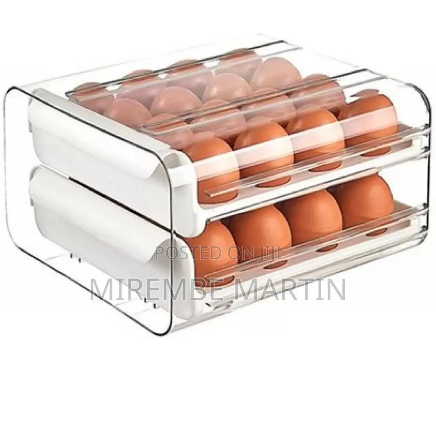 Double Layer Egg Storage Container.
