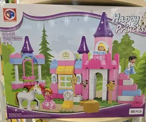 86pcs Happy Princess Fairy Castle Playset