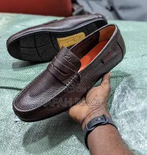 Original Clarks Premium Leather Flat Sole Moccasins