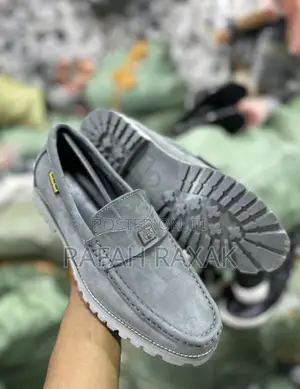 Original Grey Leather Casual Timberland Moccasin Loafers