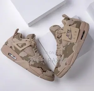 Original Nike Air Jordan 4 Retro “CAMO” Army Brown Sneaker