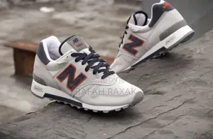 Original Classic New Balance 1300 Grey Orange Sneakers