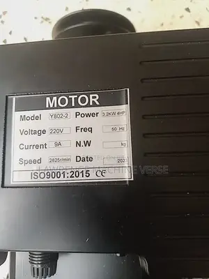 Electric Motor 4HP 3KW
