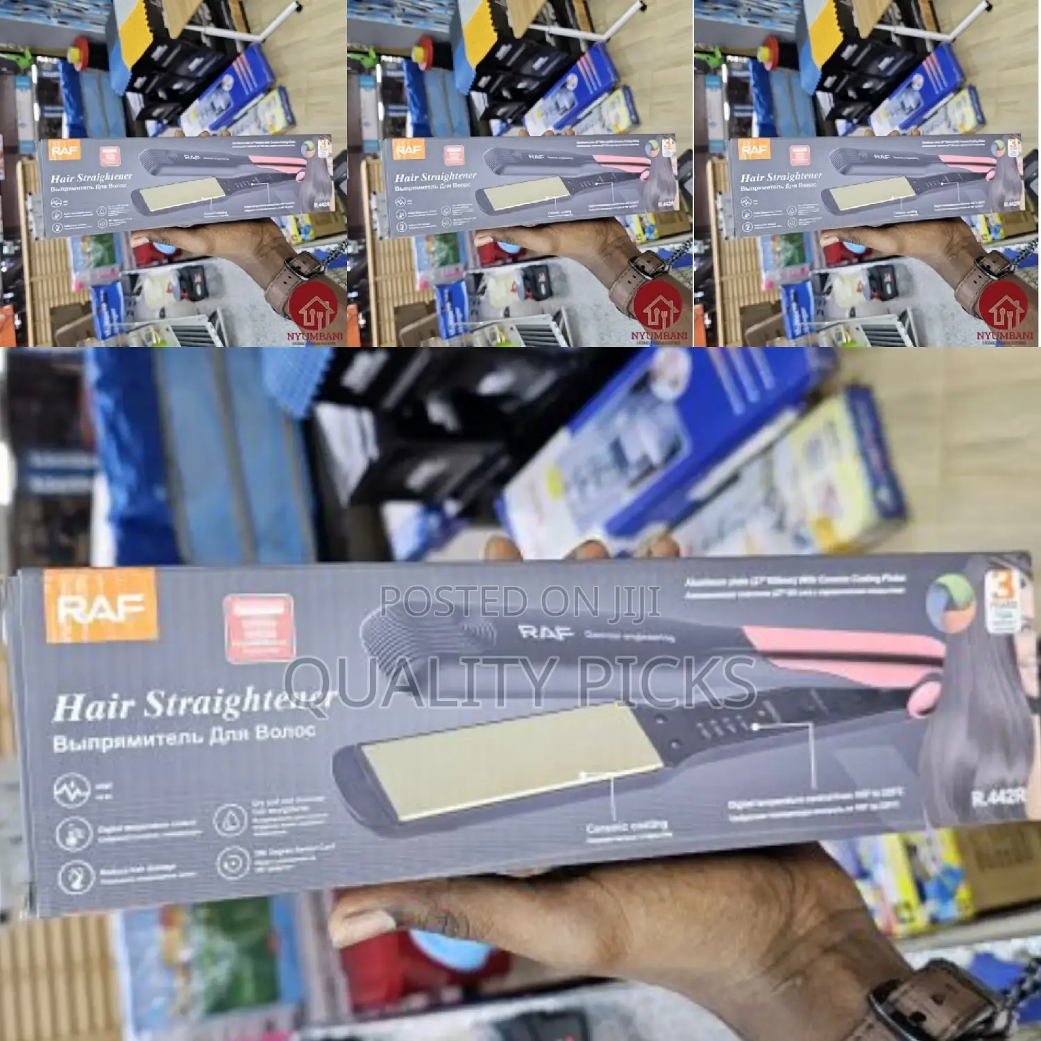 Electric RAF Hair Straightener Iron
