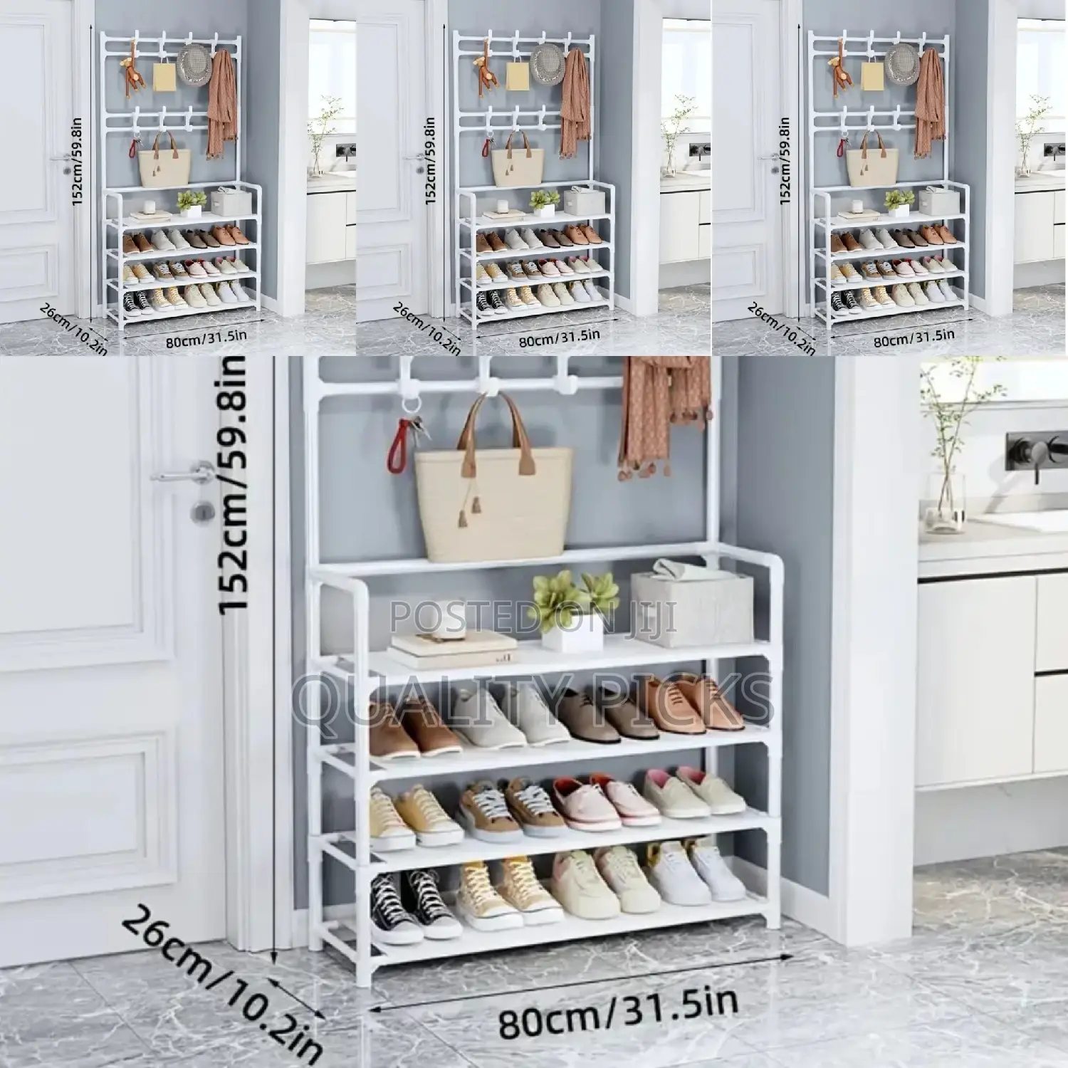 Metallic Shoe Rack Holder