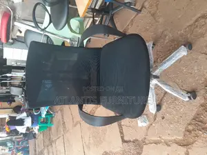 Black Back Holding Office Chair