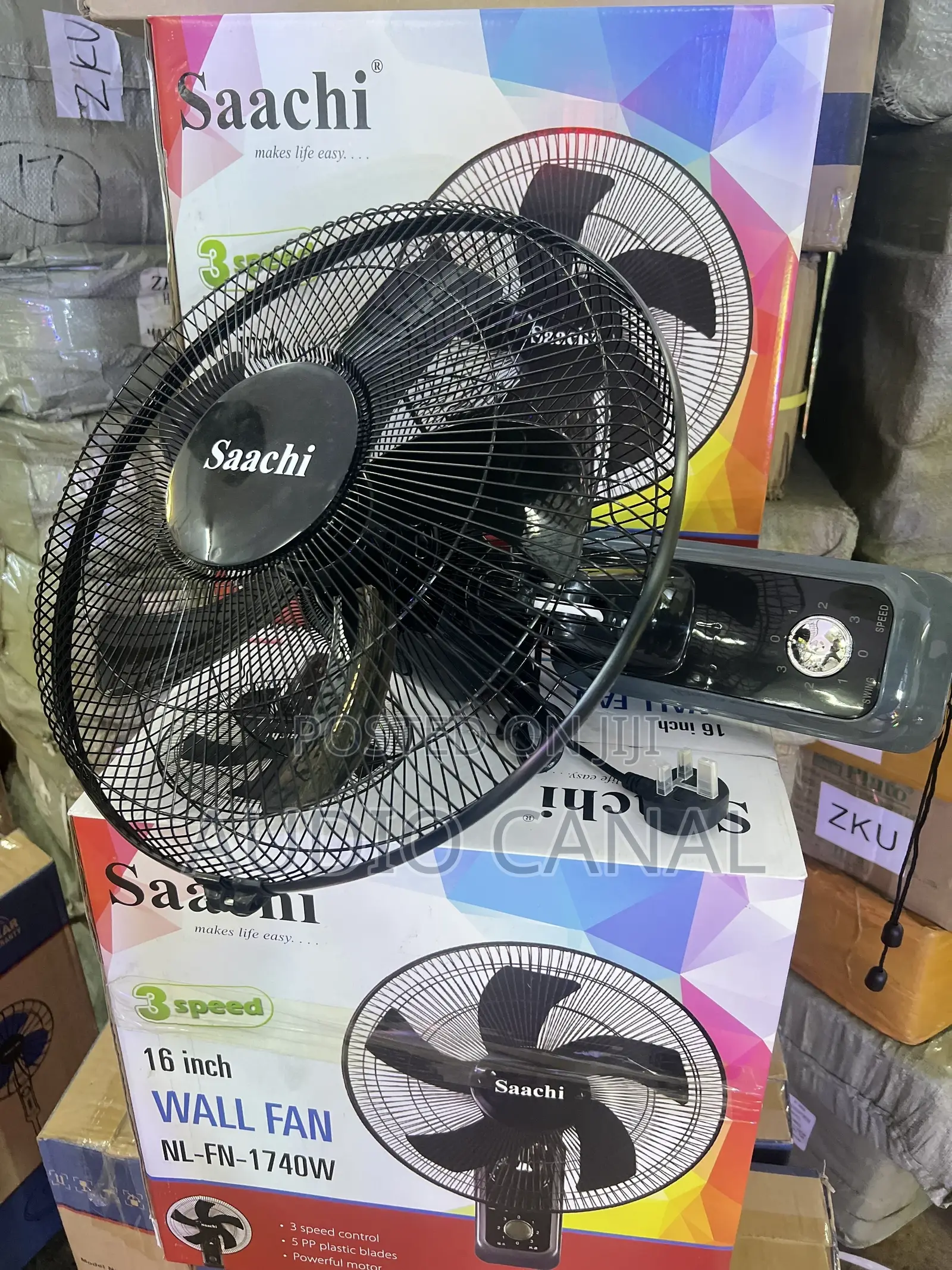 Genuine 3 Speed Wall Fan