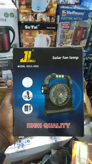 High Quality Solar Fan With Lamp