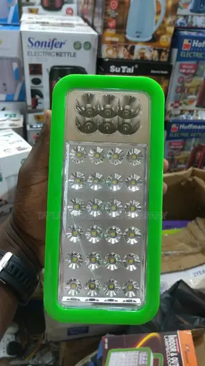 Energy ABS Body Battery Emergency Light, Green