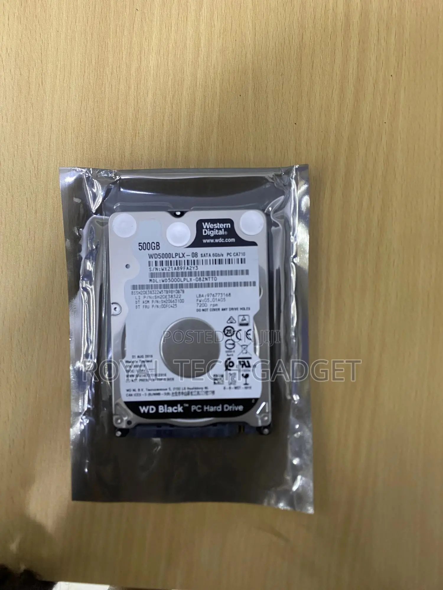 500gb Internal Laptop Harddisk Western Digital