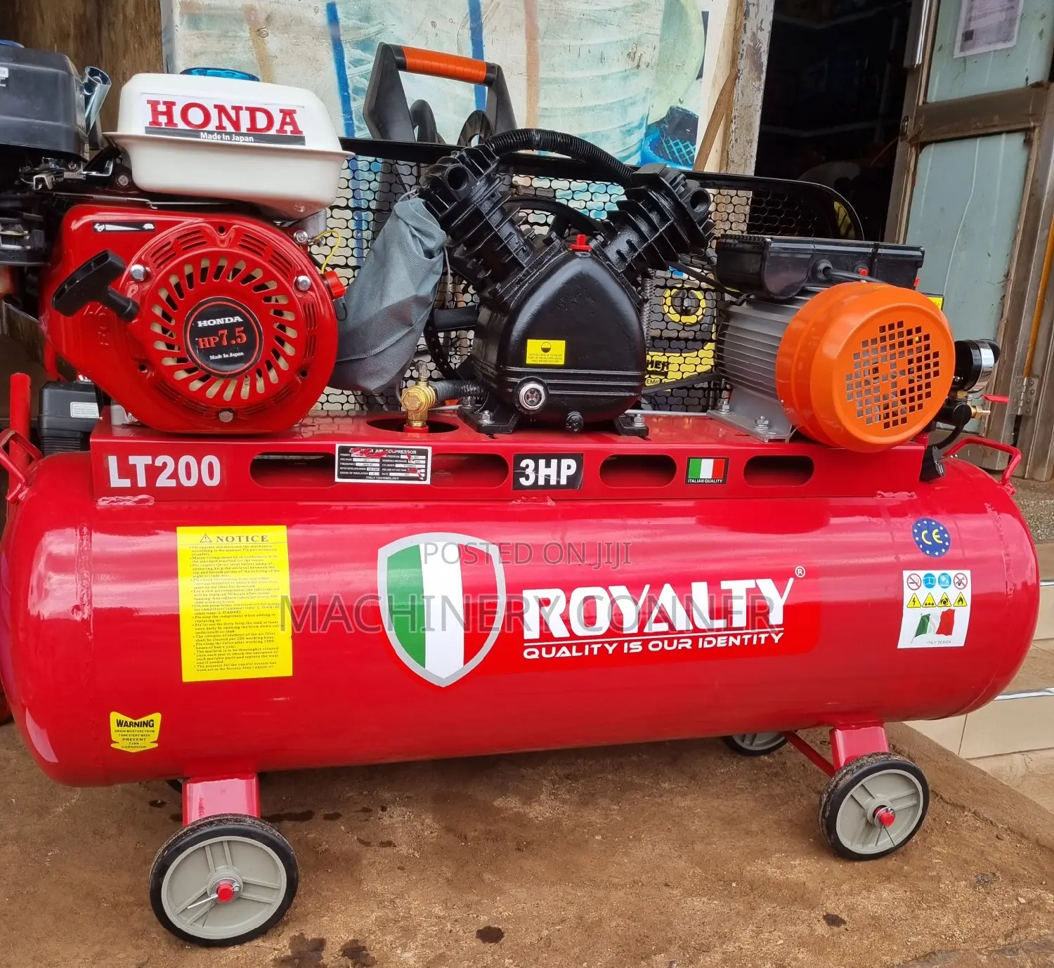 Air Compressor Electric and Gasoline 200ltrs
