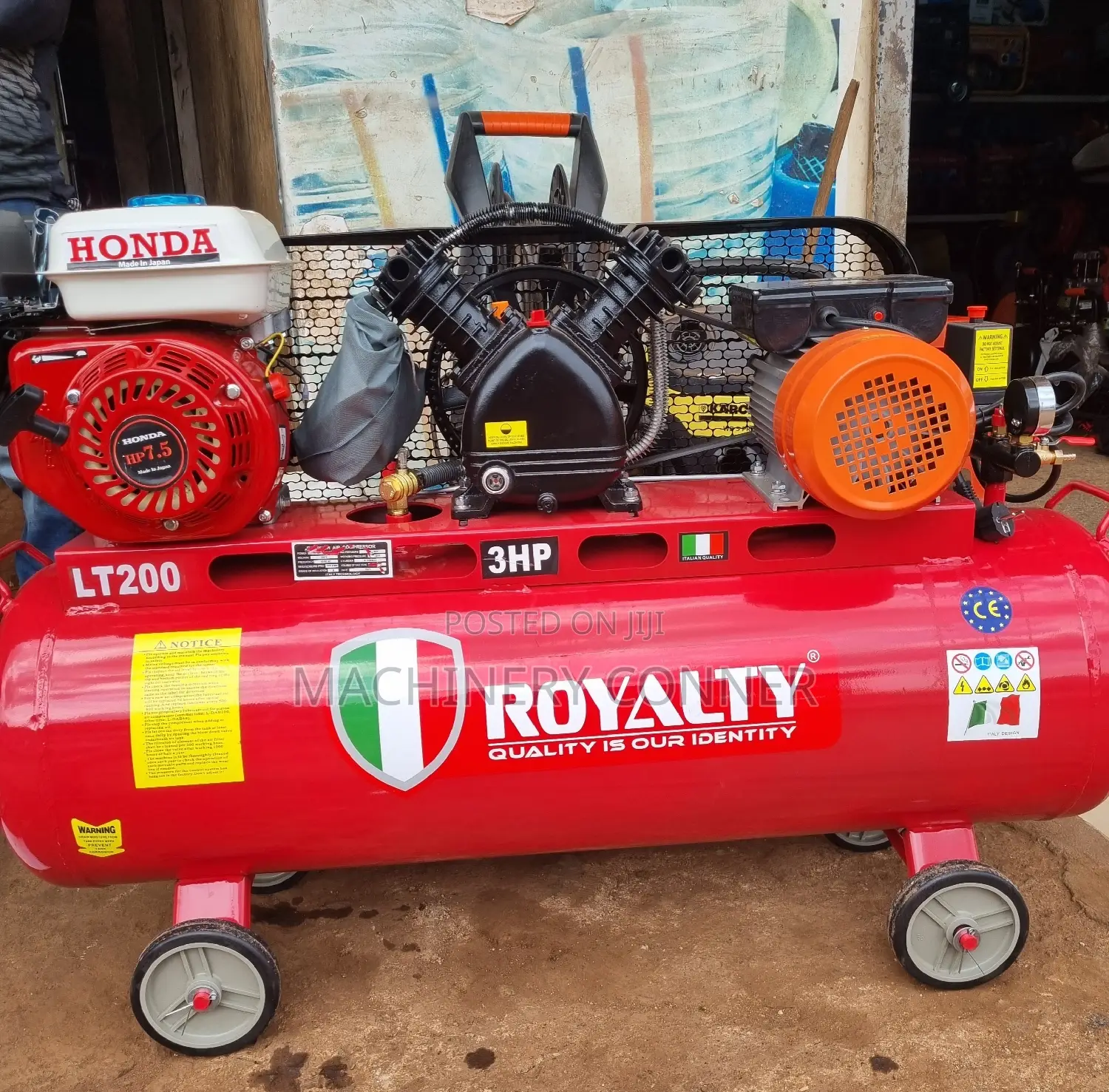 Air Compressor Electric and Gasoline 200ltrs