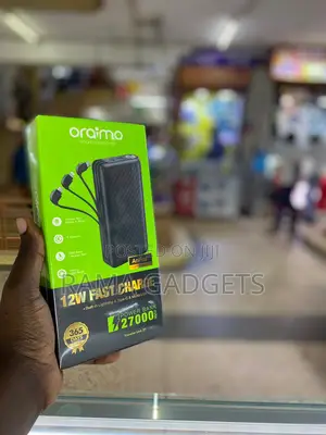 27000 Oraimo Power Bank With Charging Cables